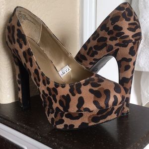 Mossimo Leopard Print Heels